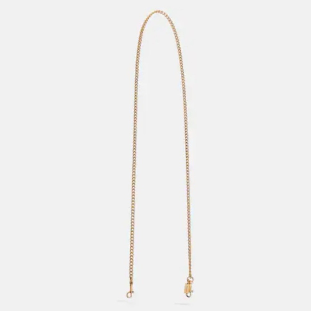 NEW! COACH Chain Bag Strap, Goldtone, NEW WITH TAGS! FABULOUS! NWT - Picture 2 of 14